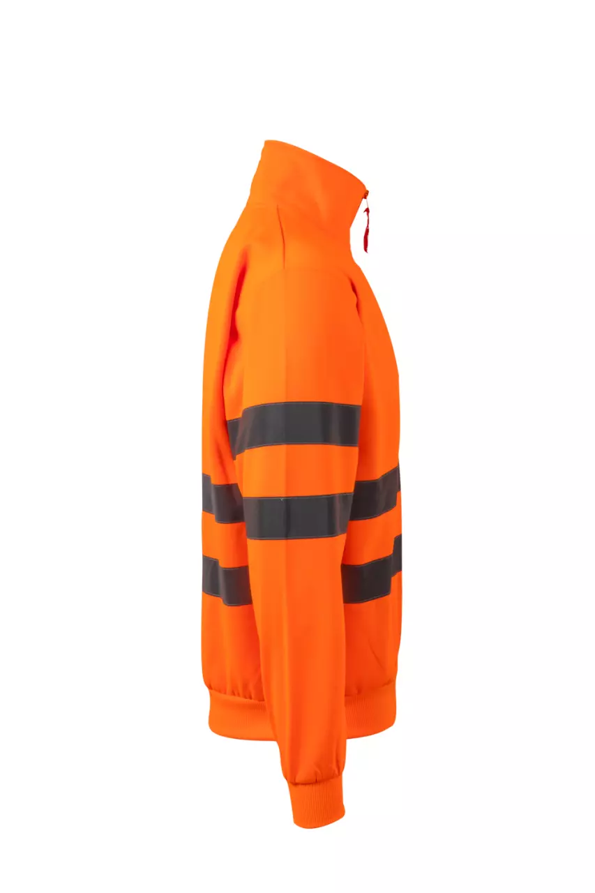 Velilla 305702-19-1, High-Vis Sweatshirt, Hi-Vis Orange, image 4, gallery thumbnail