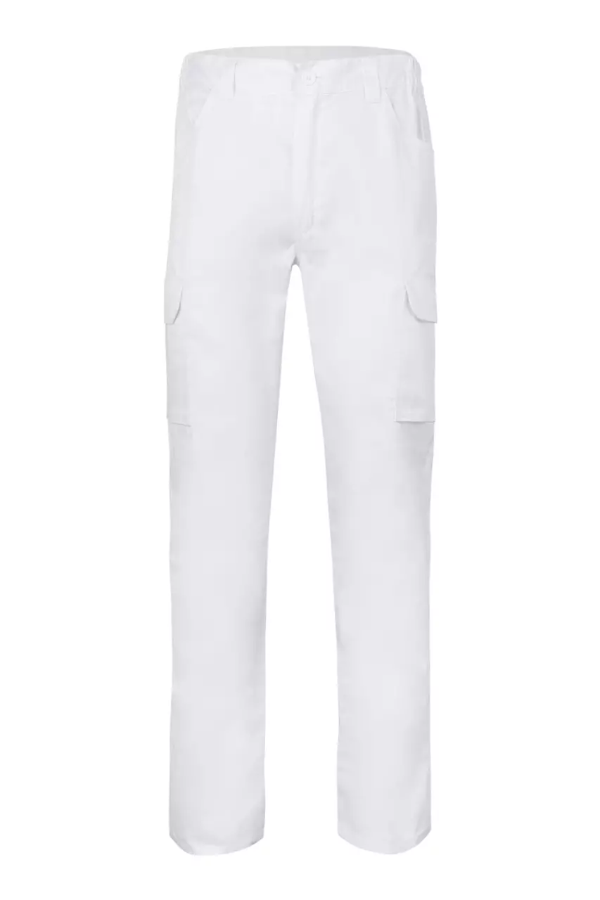 Velilla 103025-07, Work Trousers, White