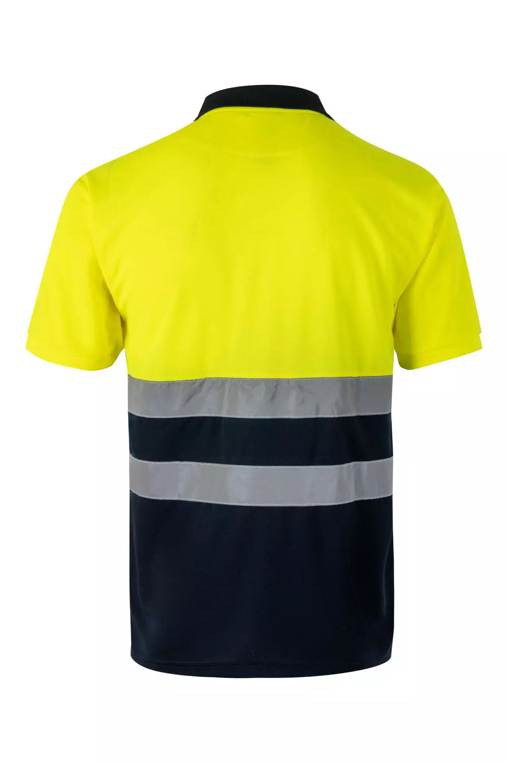 Velilla 305504-01-20, Warnschutz-Kurzarm-Poloshirt, Marineblau/Warngelb, image 5