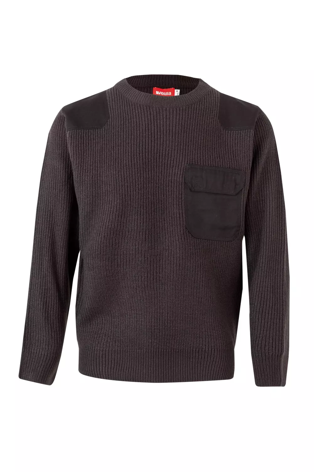 Velilla 100-08, Work Sweater, Grey, image 1