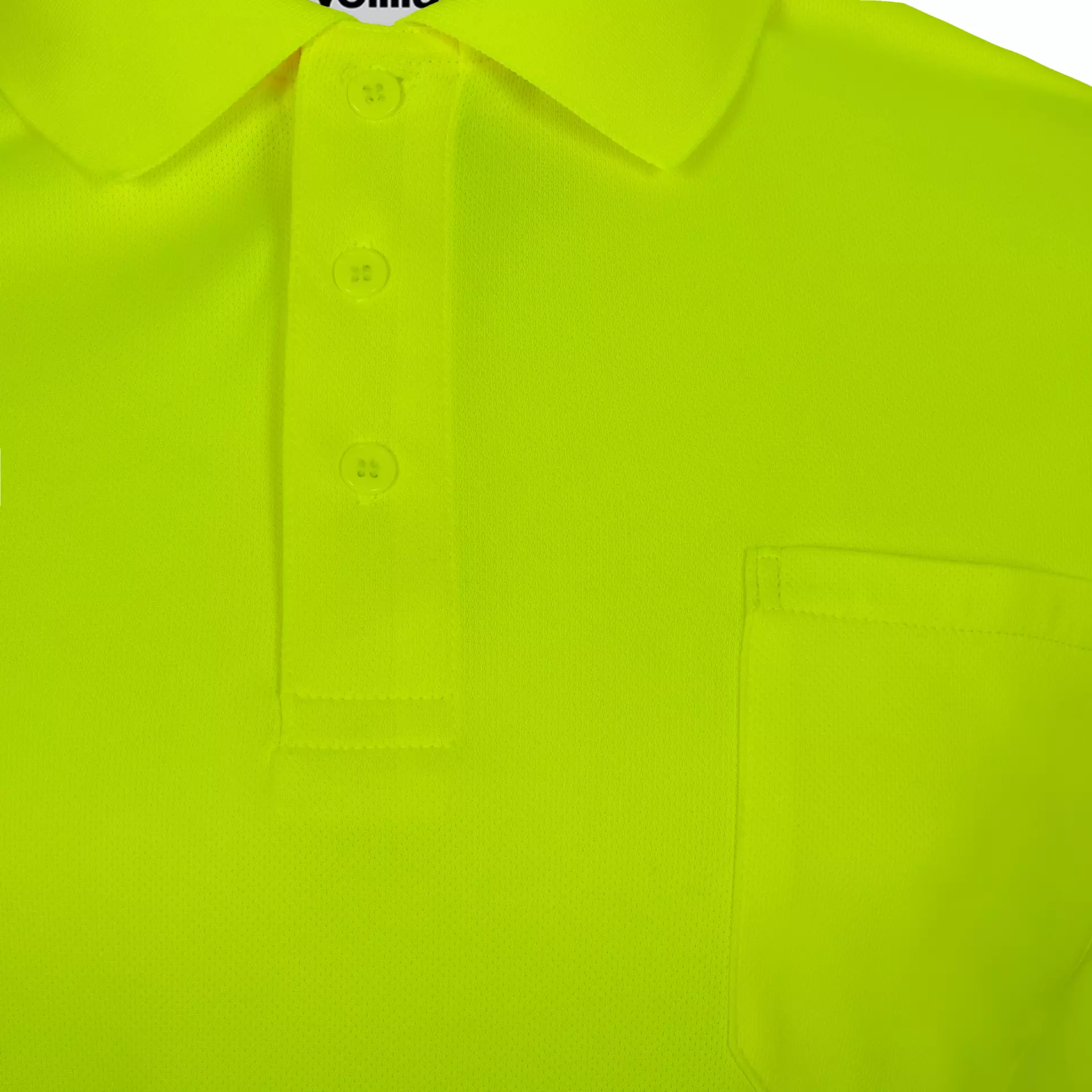 Velilla 305534-20, High-Vis Long Sleeved Polo Shirt, Hi-Vis Yellow, image 3