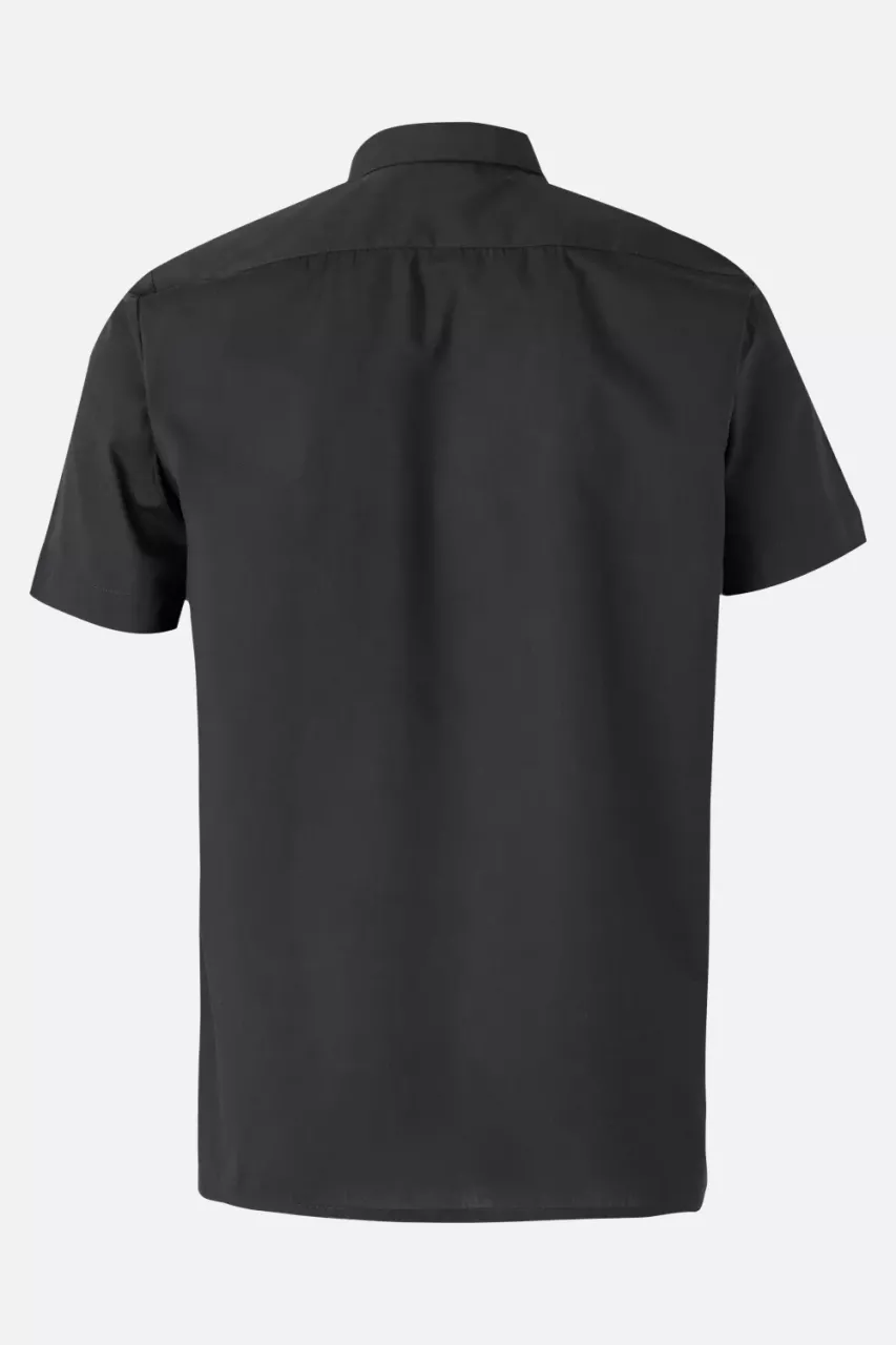 Velilla 531-00, Short-Sleeved Work Shirt, Black, image 4, gallery thumbnail