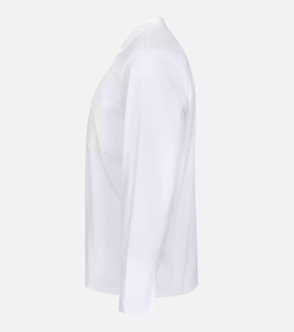 Velilla 434-07, Long Sleeved Chef Jacket, White, image 3, gallery thumbnail