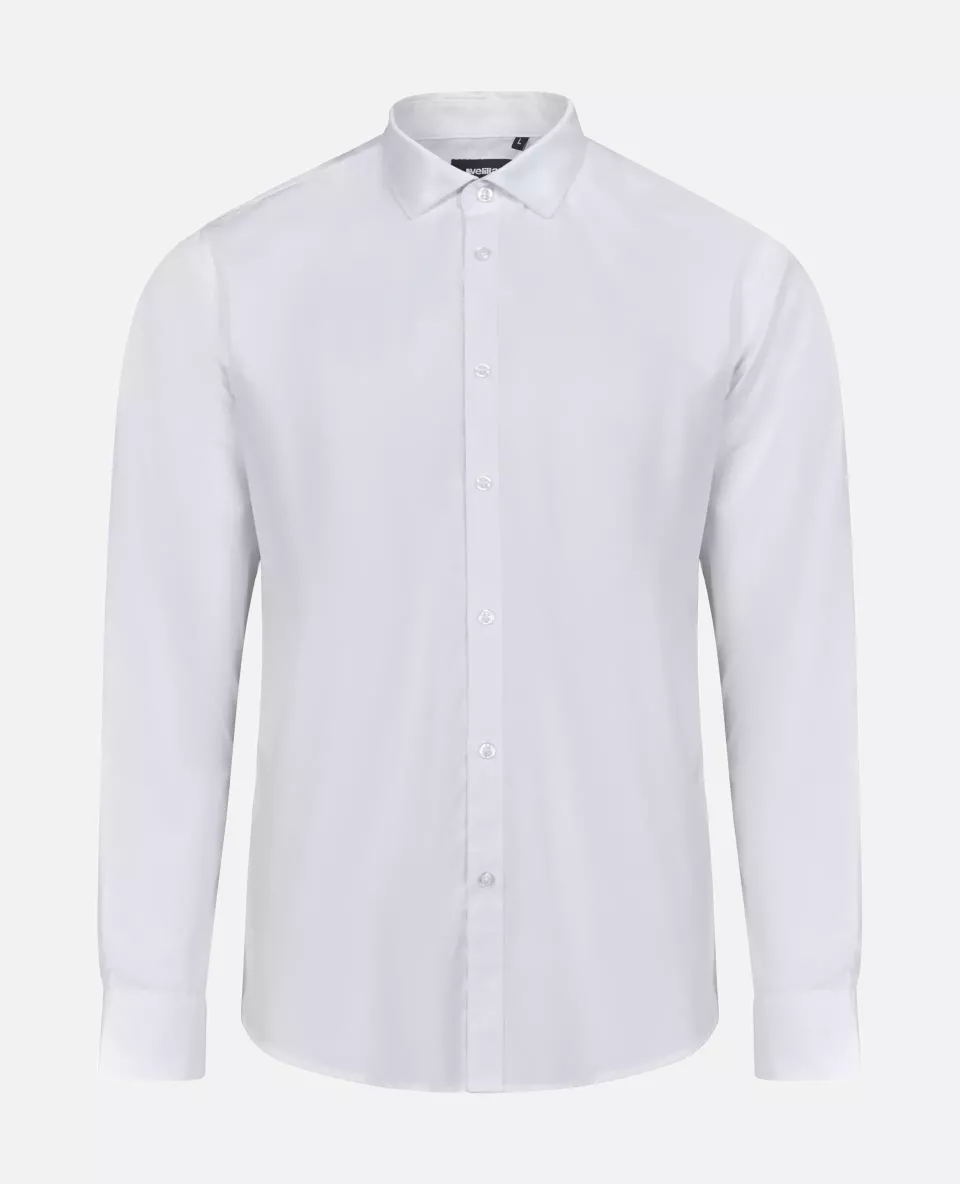 Velilla 405009-07, Long Sleeved Work Shirt, White, image 1, gallery thumbnail
