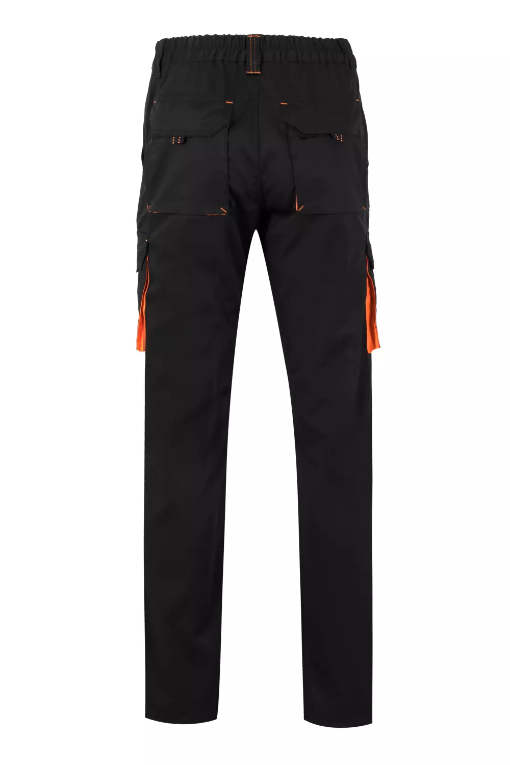 Velilla 103024S-00-16, Work Trousers, Black/Orange, image 4