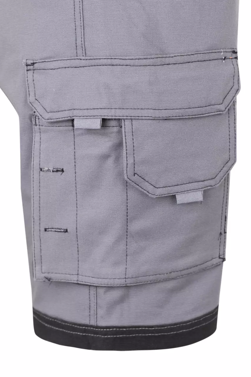 Velilla 103029S-08-00, Work Shorts, Grey/Black, image 6, gallery thumbnail