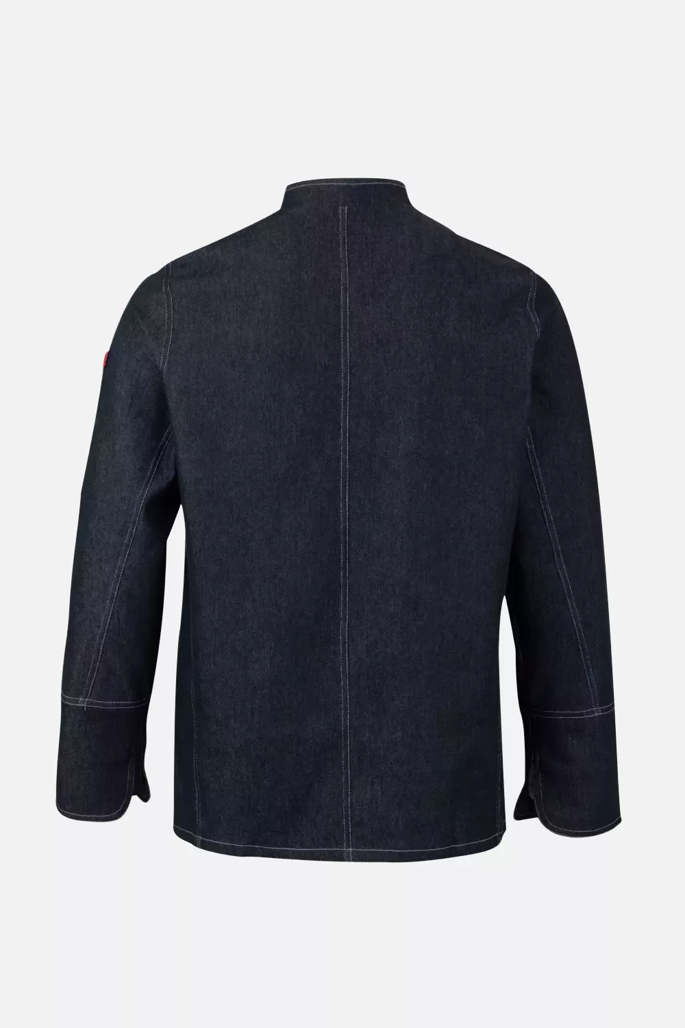 Velilla 405207-64, Long Sleeved Chef Jacket, Dark Blue Denim, image 5