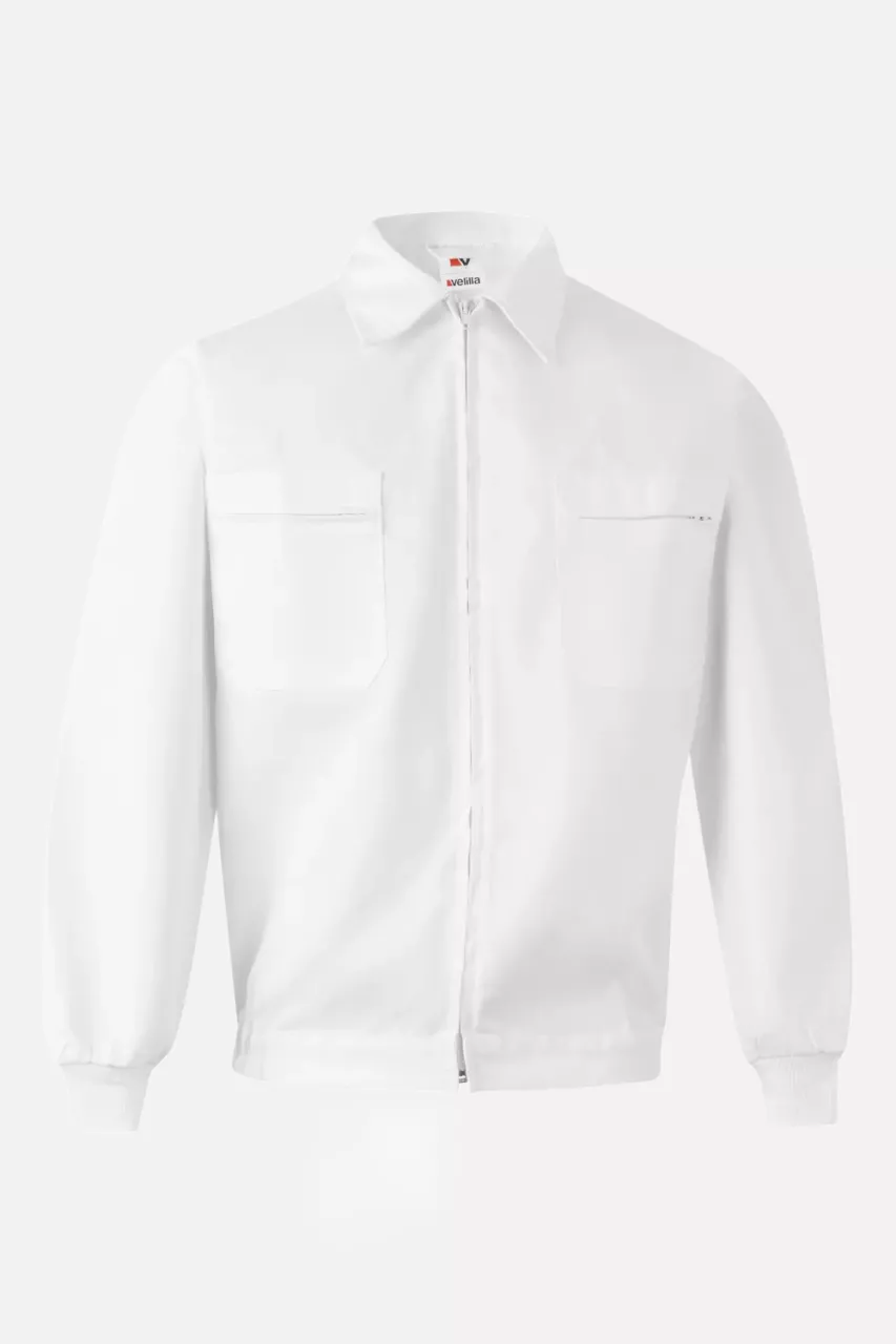 Velilla 61601-07, Arbeitsjacke, Weiß, image 1, gallery thumbnail