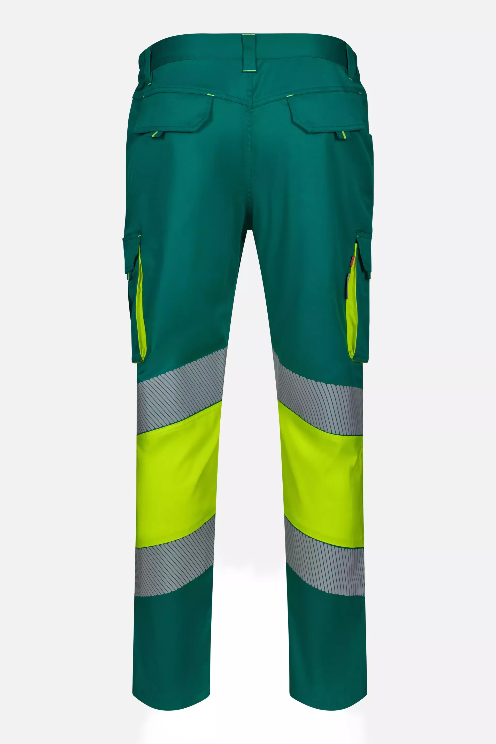 Velilla 303008S-02-20, High-Vis Work Trousers, Green/Hi-Vis Yellow, image 3