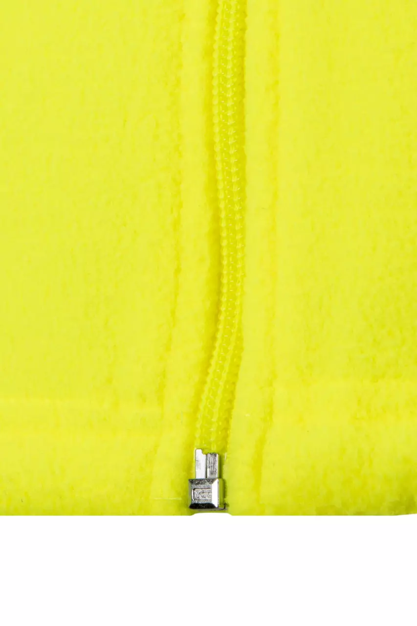 Velilla 181-20-2, High-Vis Fleece Jacket, Size 4XL/5XL, Hi-Vis Yellow, image 4, gallery thumbnail