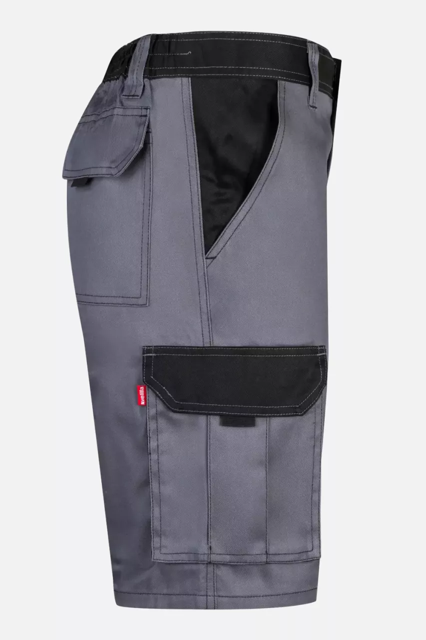 Velilla 103021B-08-00, Arbeitsshorts, Grau/Schwarz, image 6, gallery thumbnail