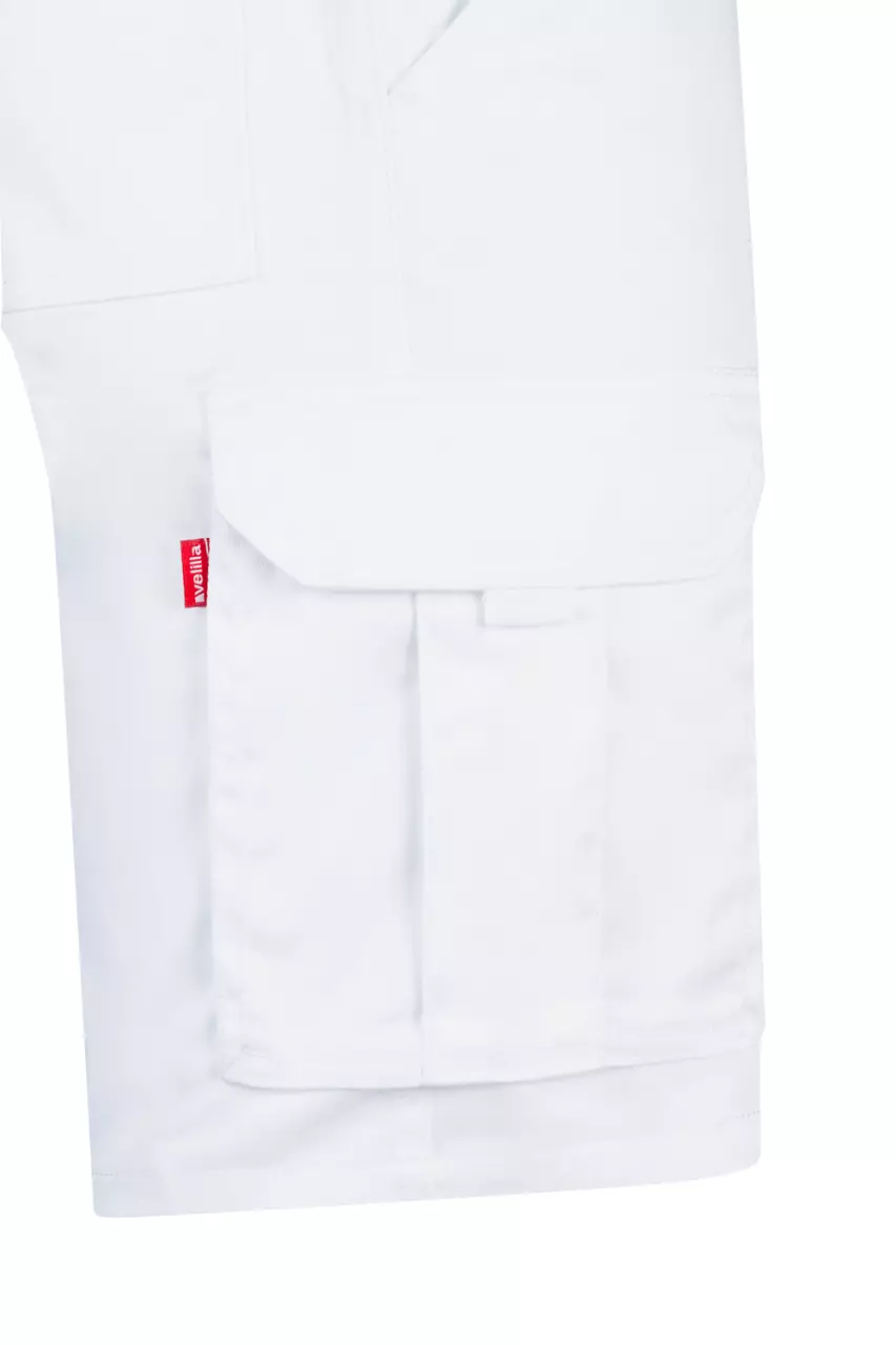 Velilla 103009S-07, Arbeitsshorts, Weiß, image 2, gallery thumbnail