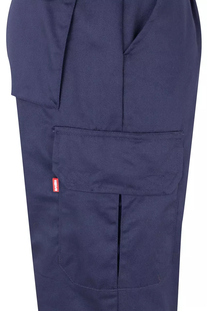 Velilla 0157-01-19-2, Warnschutz-Hose, Größe 4XL/5XL, Marineblau/Warnorange, image 4, gallery thumbnail