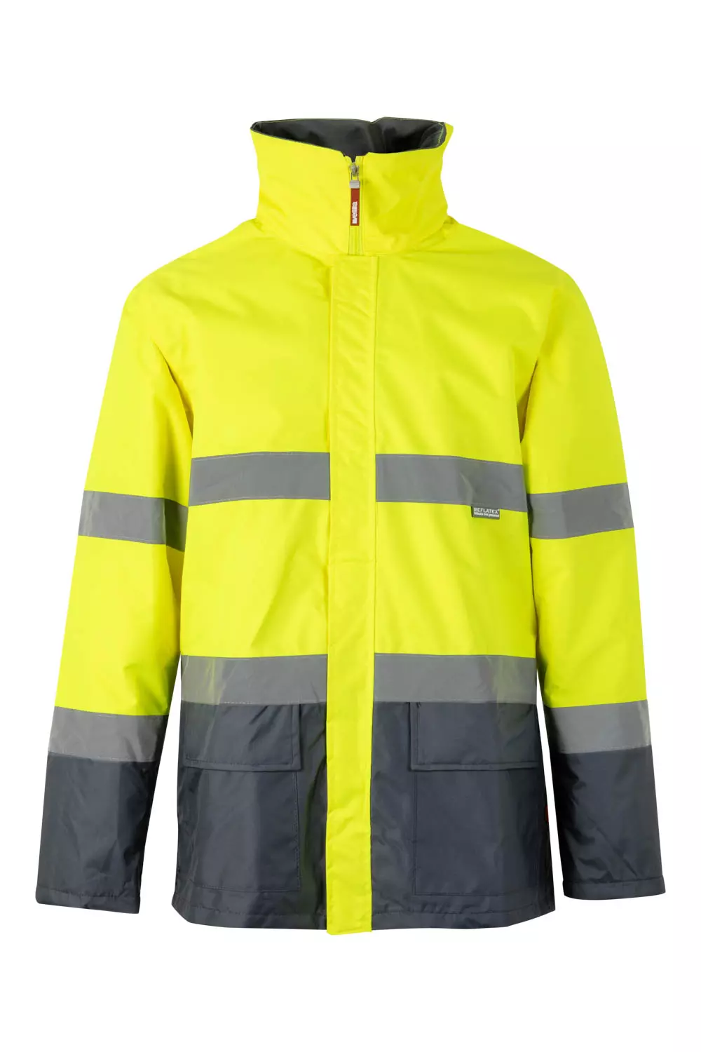 Velilla 306002-08-20, Warnschutzjacke, Grau/Warngelb