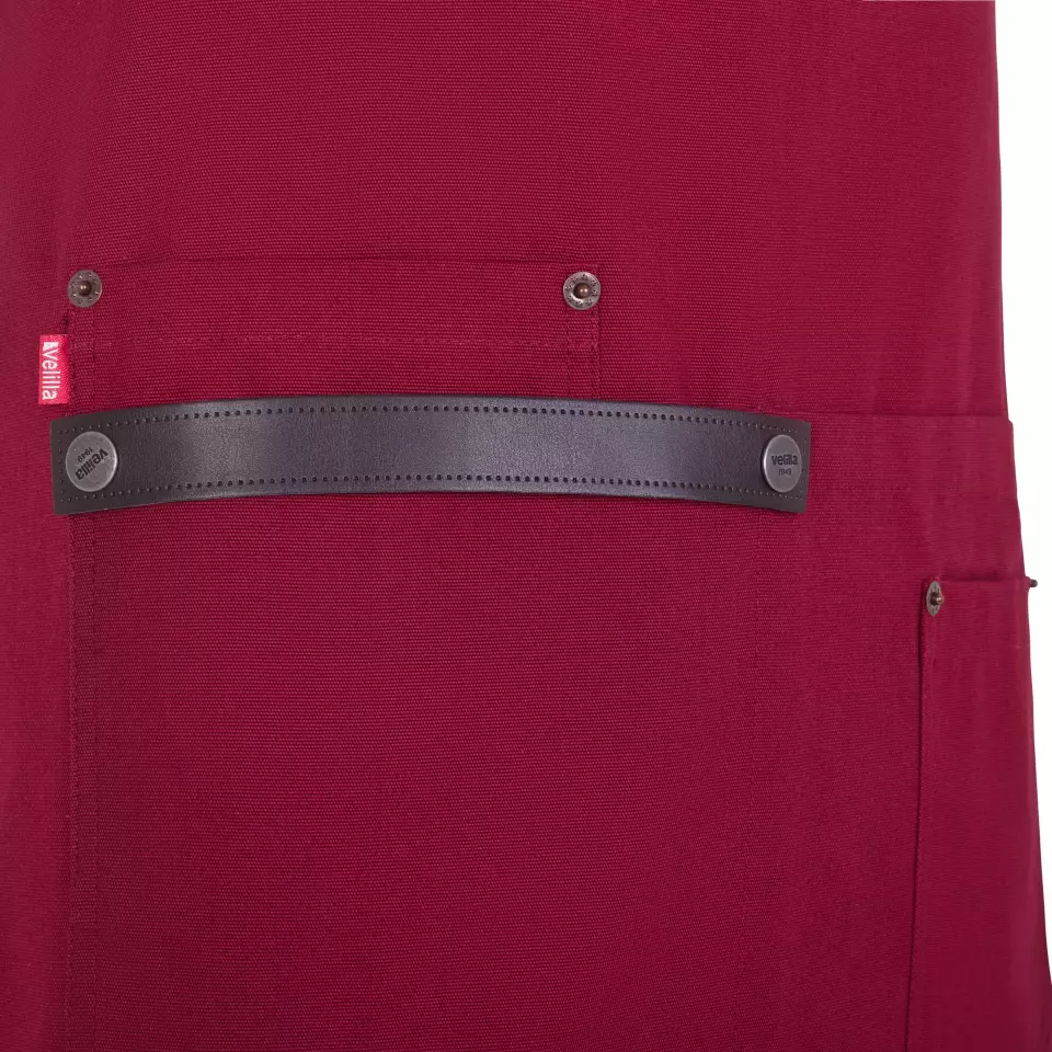Velilla 404215-18, Work Apron, Maroon, image 3, gallery thumbnail