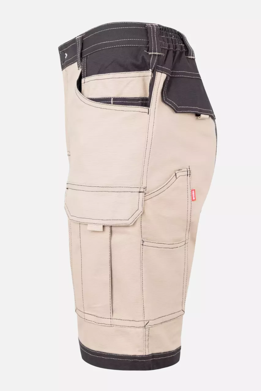 Velilla 103029S-46-00, Work Shorts, Sand Beige/Black, image 2, gallery thumbnail