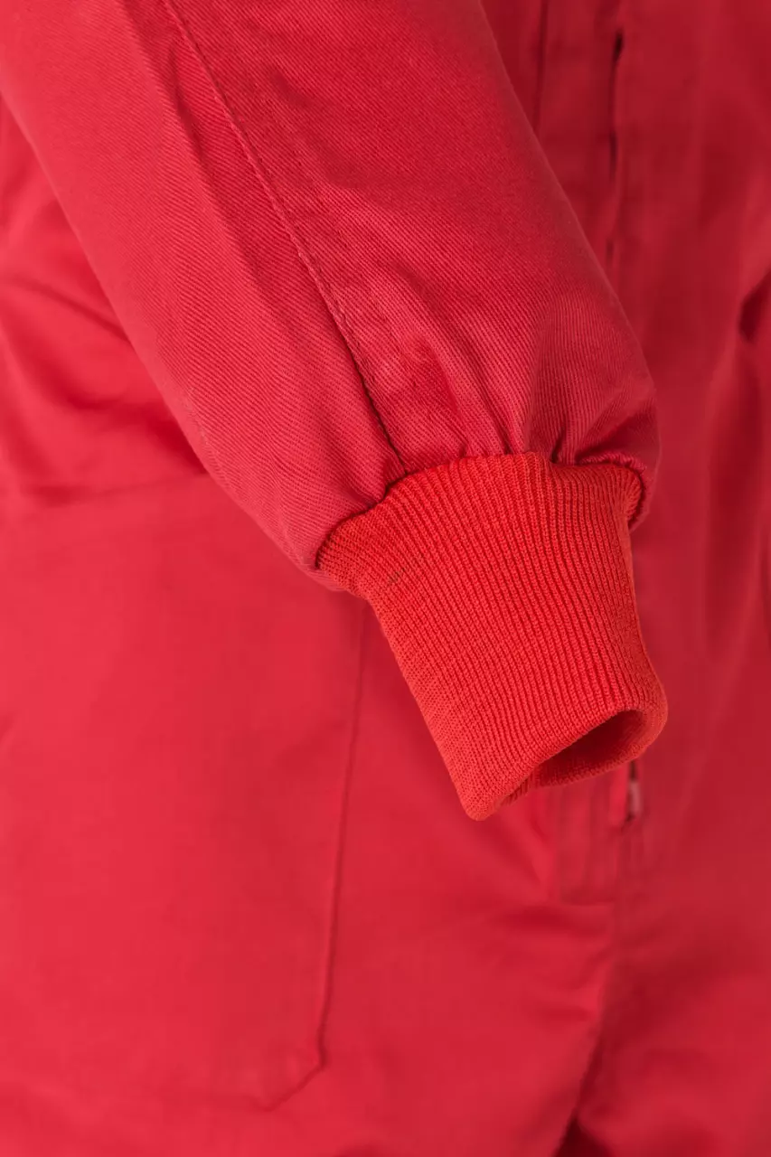 Velilla 214-12, Work Overall, Red, image 3, gallery thumbnail