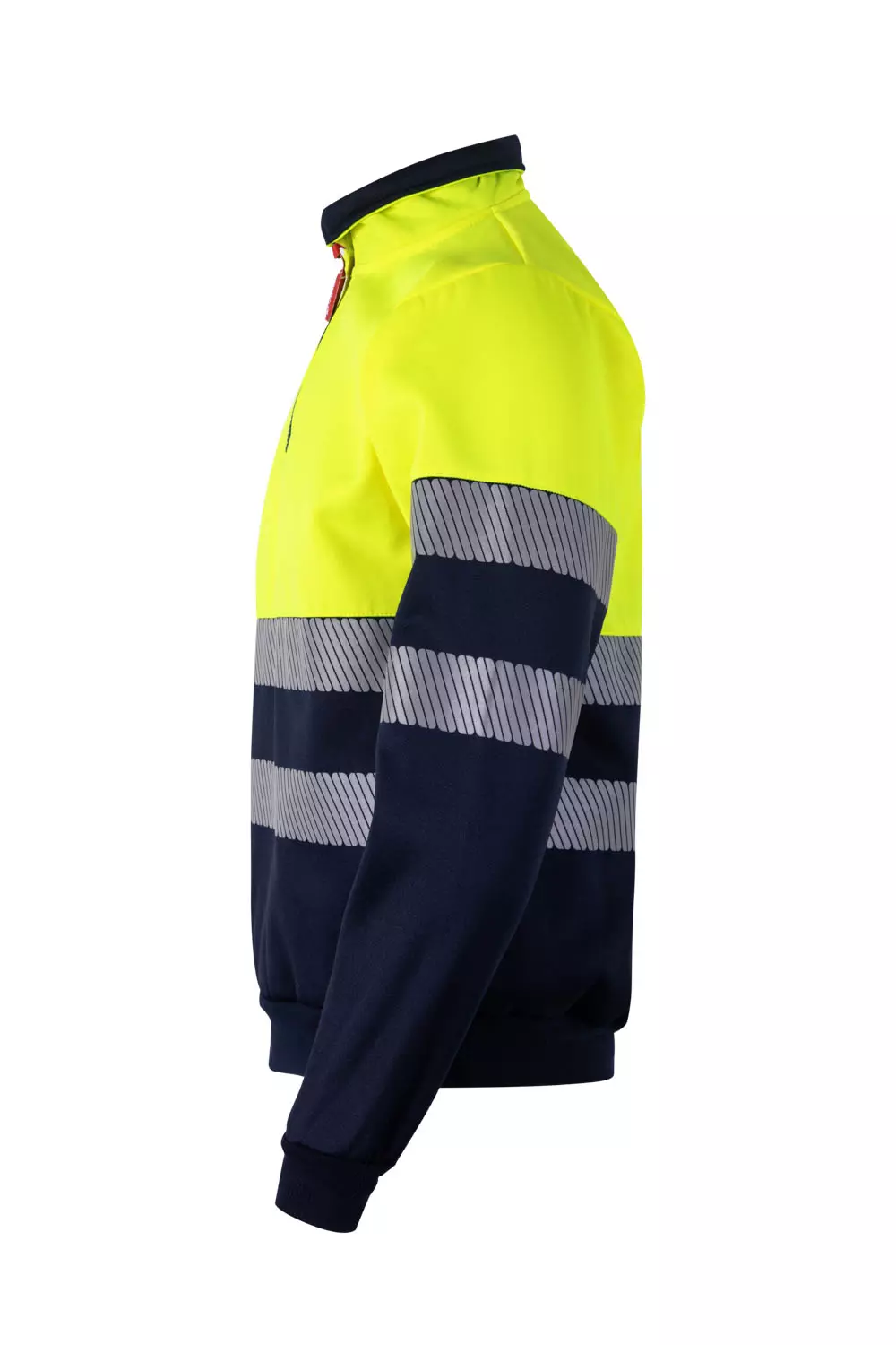 Velilla 305703-61-20, High-Vis Sweatshirt, Navy Blue/Hi-Vis Yellow, image 3