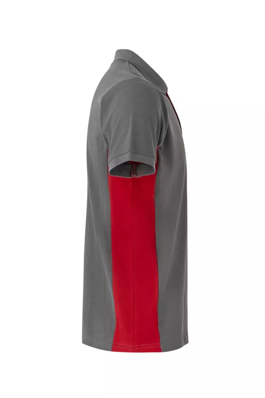 Velilla 105504-08-12, Polo Shirt, Grey/Red, image 3, gallery thumbnail