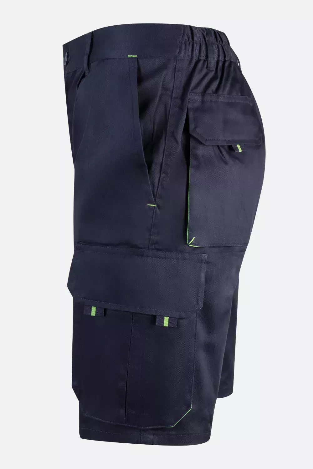 Velilla 103007-01-25, Arbeitsshorts, Marineblau/Limegrün, image 4