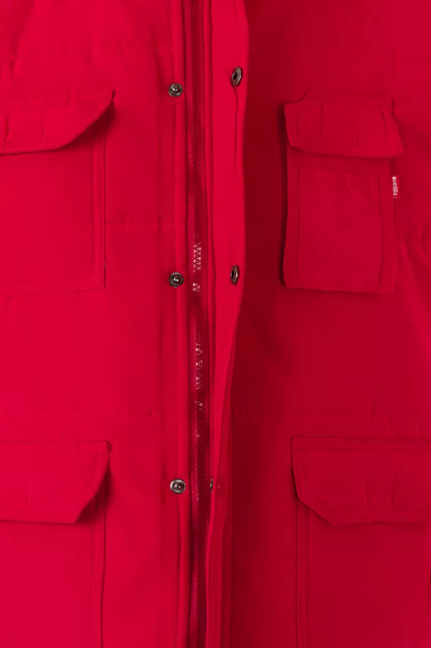 Velilla 108-12, Work Vest, Red, image 4, gallery thumbnail