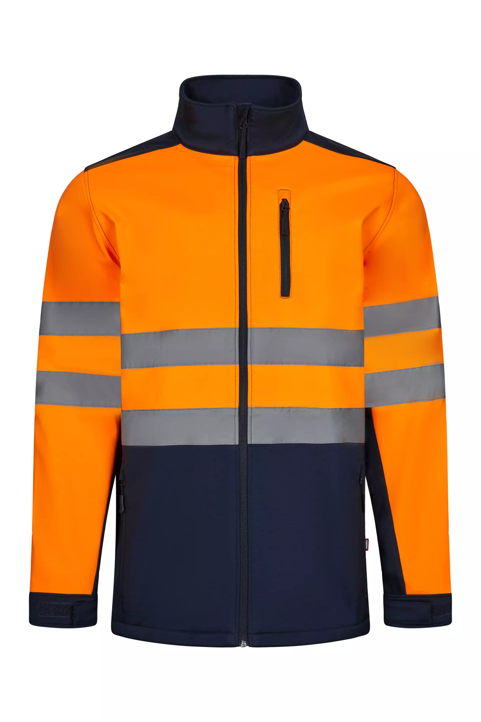 Velilla 306006-61-19-2, High-Vis Jacket, Size 4XL/5XL, Navy Blue/Hi-Vis Orange
