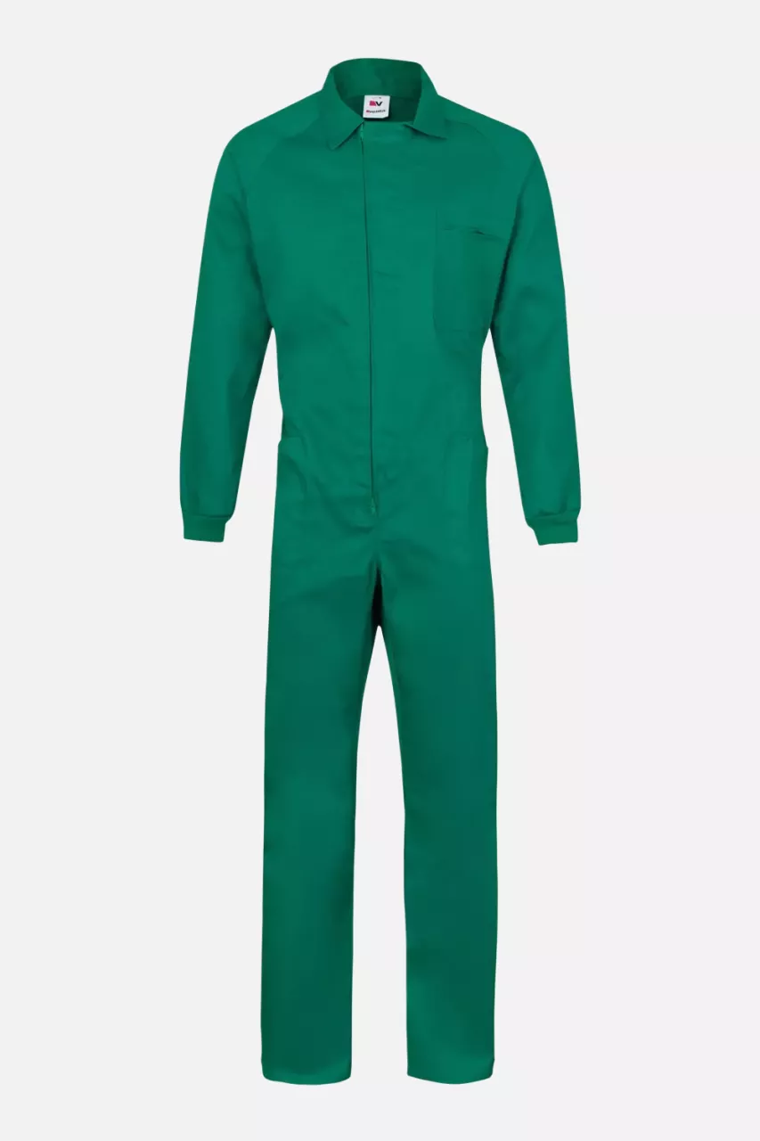 Velilla 214-02, Work Overall, Green, image 1, gallery thumbnail