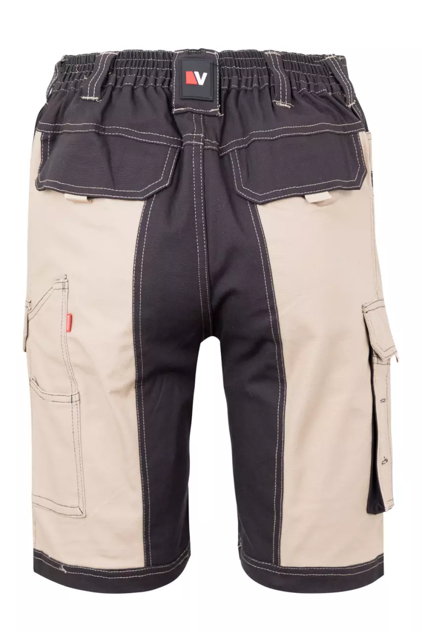 Velilla 103029S-46-00, Work Shorts, Sand Beige/Black, image 4, gallery thumbnail