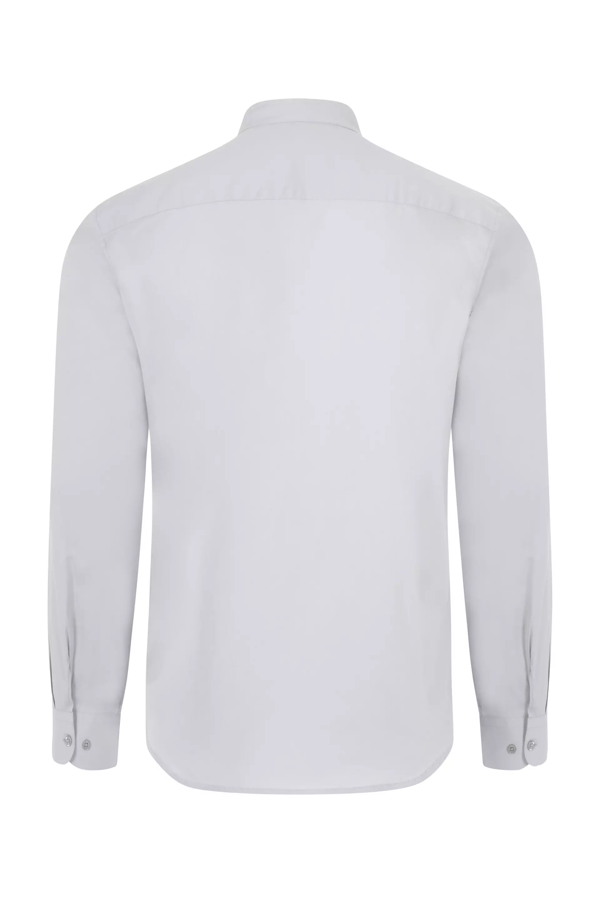 Velilla 405013S-58, Langarm-Arbeitshemd mit Stehkragen, Eisgrau, image 4