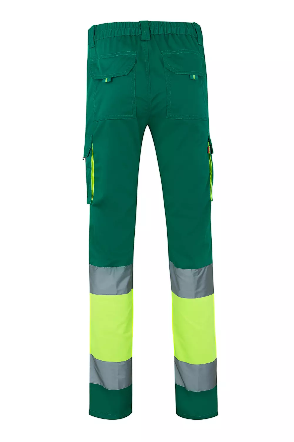 Velilla 303002S-02-20-1, High-Vis Work Trousers, Green/Hi-Vis Yellow, image 2