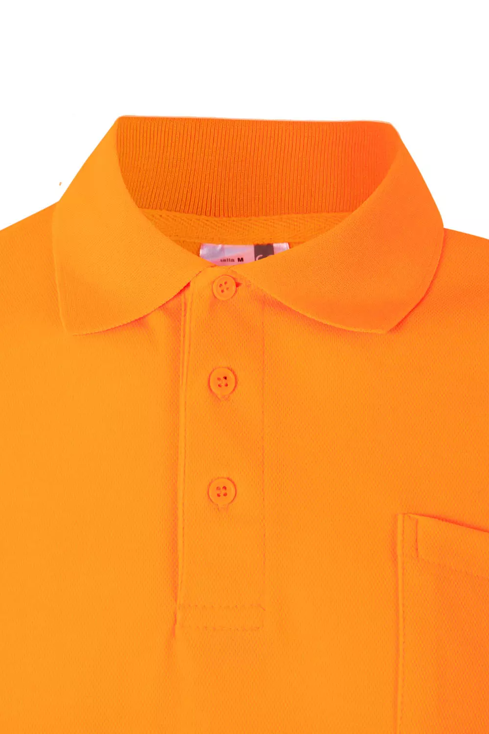 Velilla 305512-19, High-Vis Short Sleeve Polo Shirt, Hi-Vis Orange, image 3