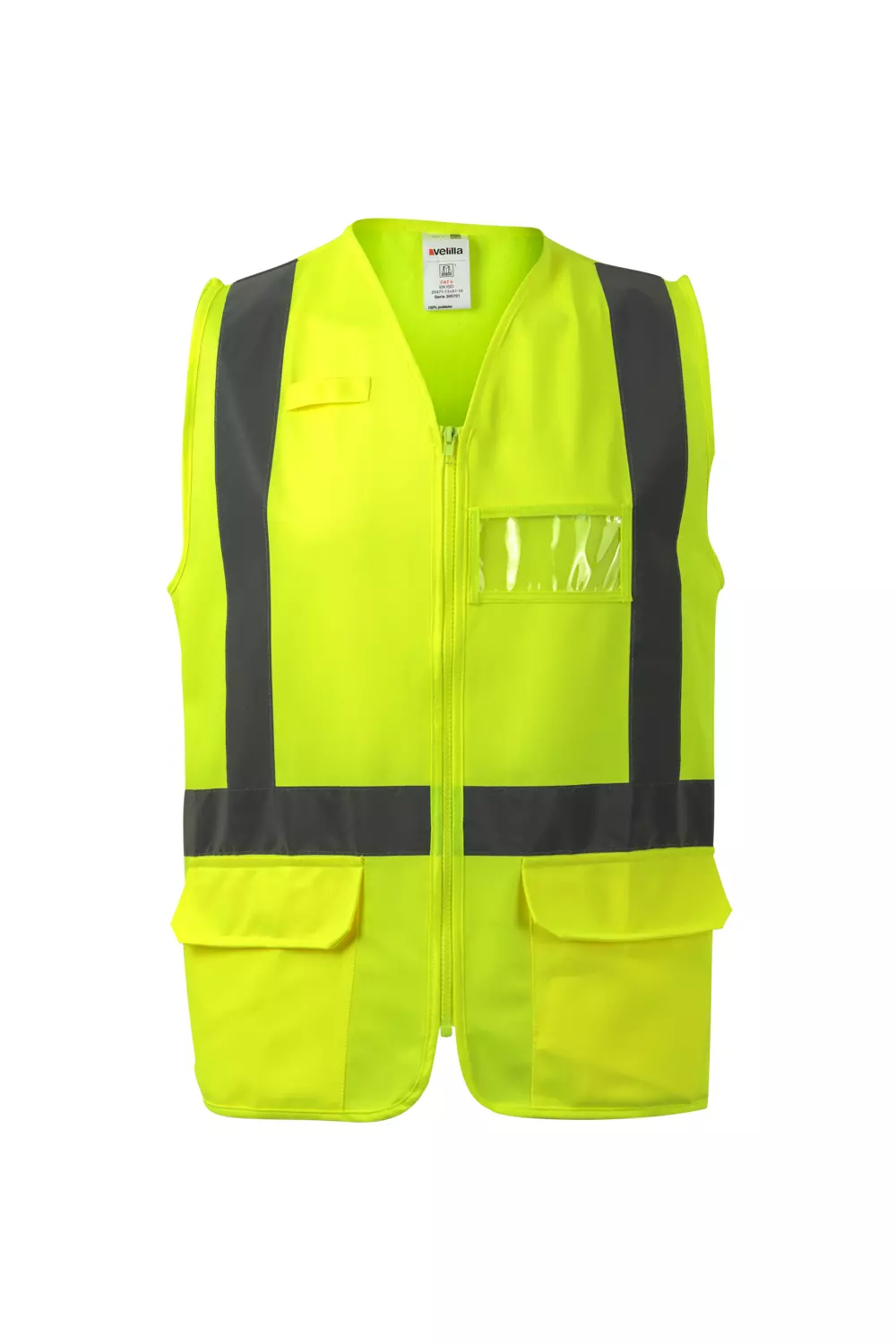 Velilla 305903-20, High-Vis Vest, Hi-Vis Yellow