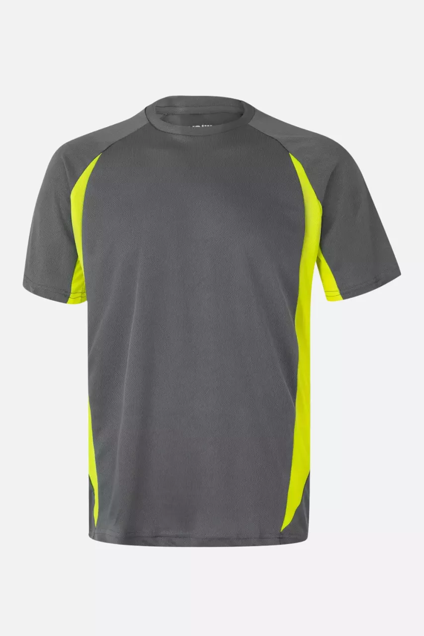 Velilla 105501-08-20, Arbeits-T-Shirt, Grau/Warngelb, image 1, gallery thumbnail