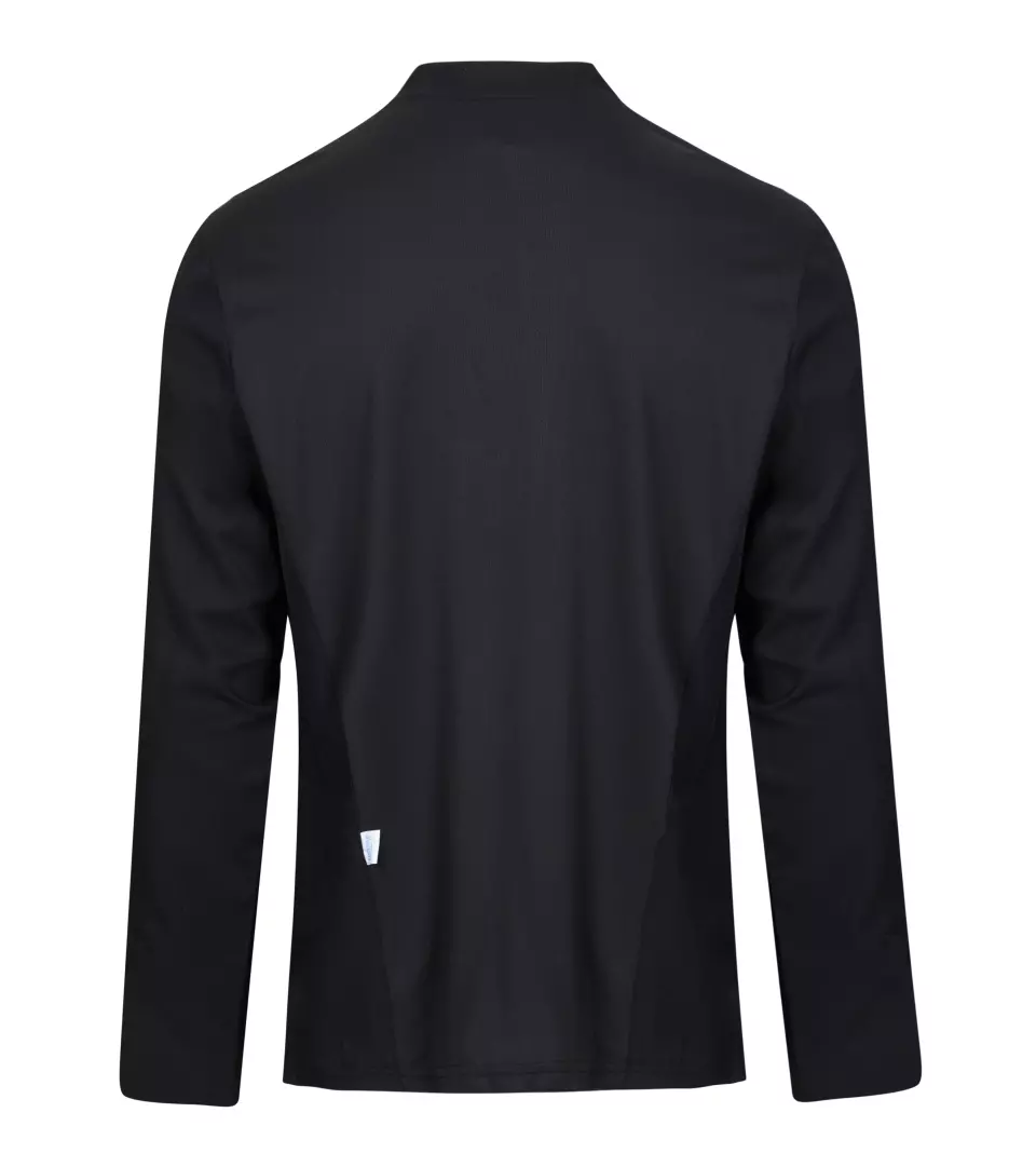 Velilla 405210-00, Long Sleeved Chef Jacket, Black, image 3, gallery thumbnail