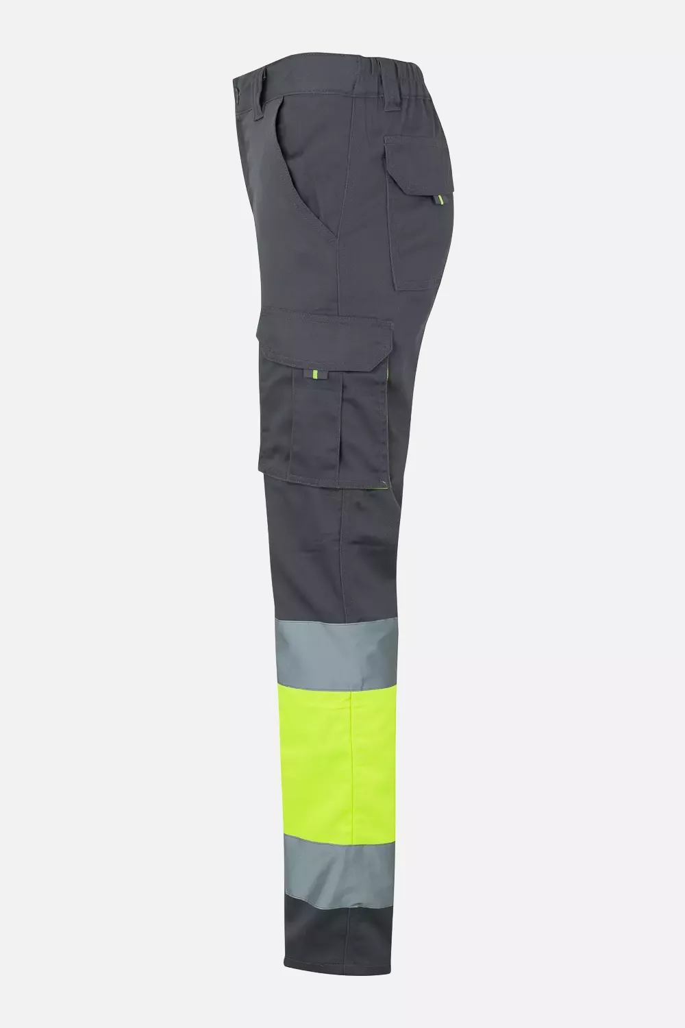 Velilla 303002S-08-20, High-Vis Work Trousers, Grey/Hi-Vis Yellow, image 5