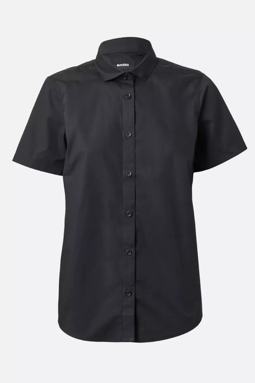Velilla 405010-00, Short-Sleeved Work Shirt, Black, image 1, gallery thumbnail
