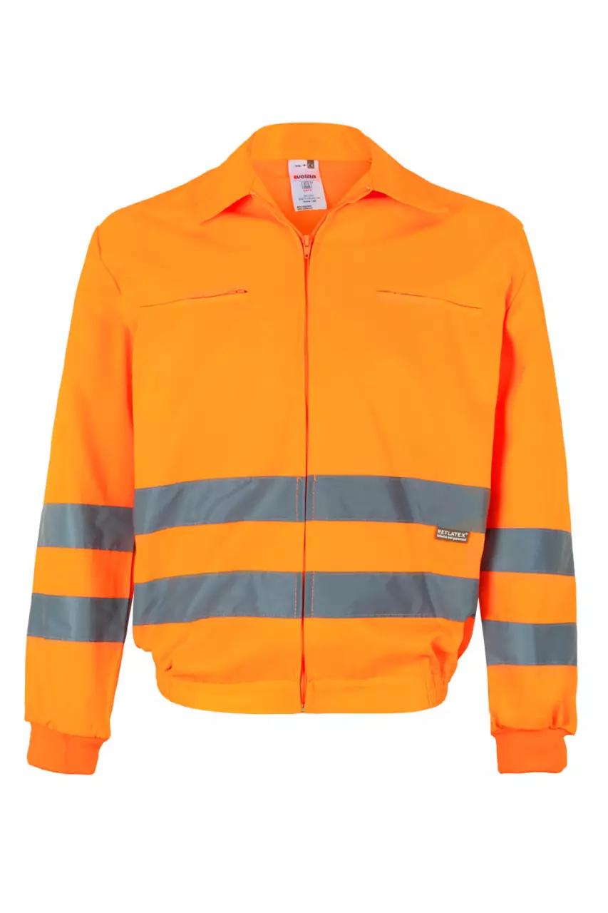 Velilla 155-19, High-Vis Jacket, High-Vis Orange, image 1, gallery thumbnail