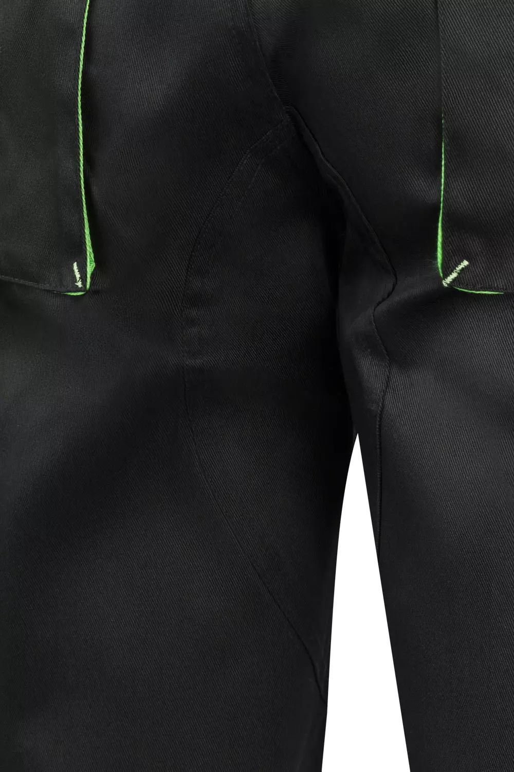 Velilla 103007-00-25, Work Shorts, Black/Lime Green, image 6