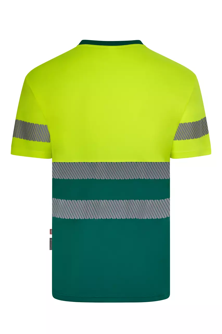 Velilla 305633-02-20-2, High-Vis T-Shirt, Size 4XL/5XL, Green/Hi-Vis Yellow, image 3, gallery thumbnail