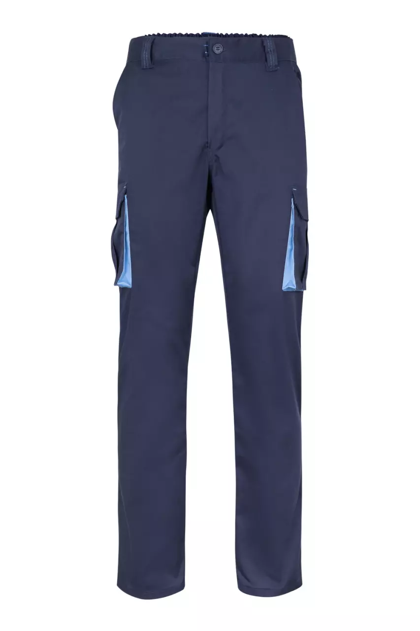 Velilla 103004-61-05, Arbeitshose, Marineblau/Himmelblau, image 1, gallery thumbnail