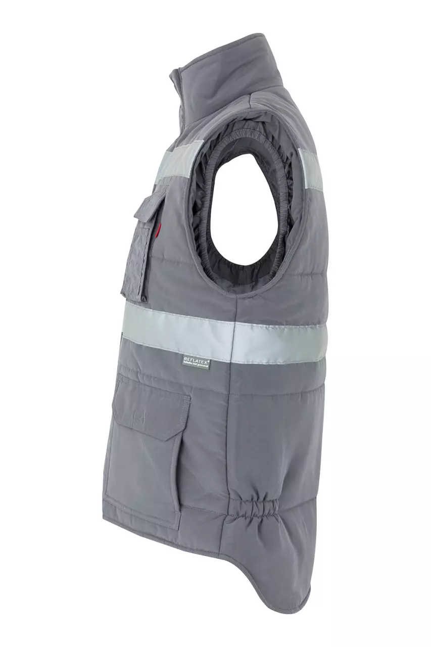 Velilla 205904-08, Padded Work Vest, Grey, image 2, gallery thumbnail