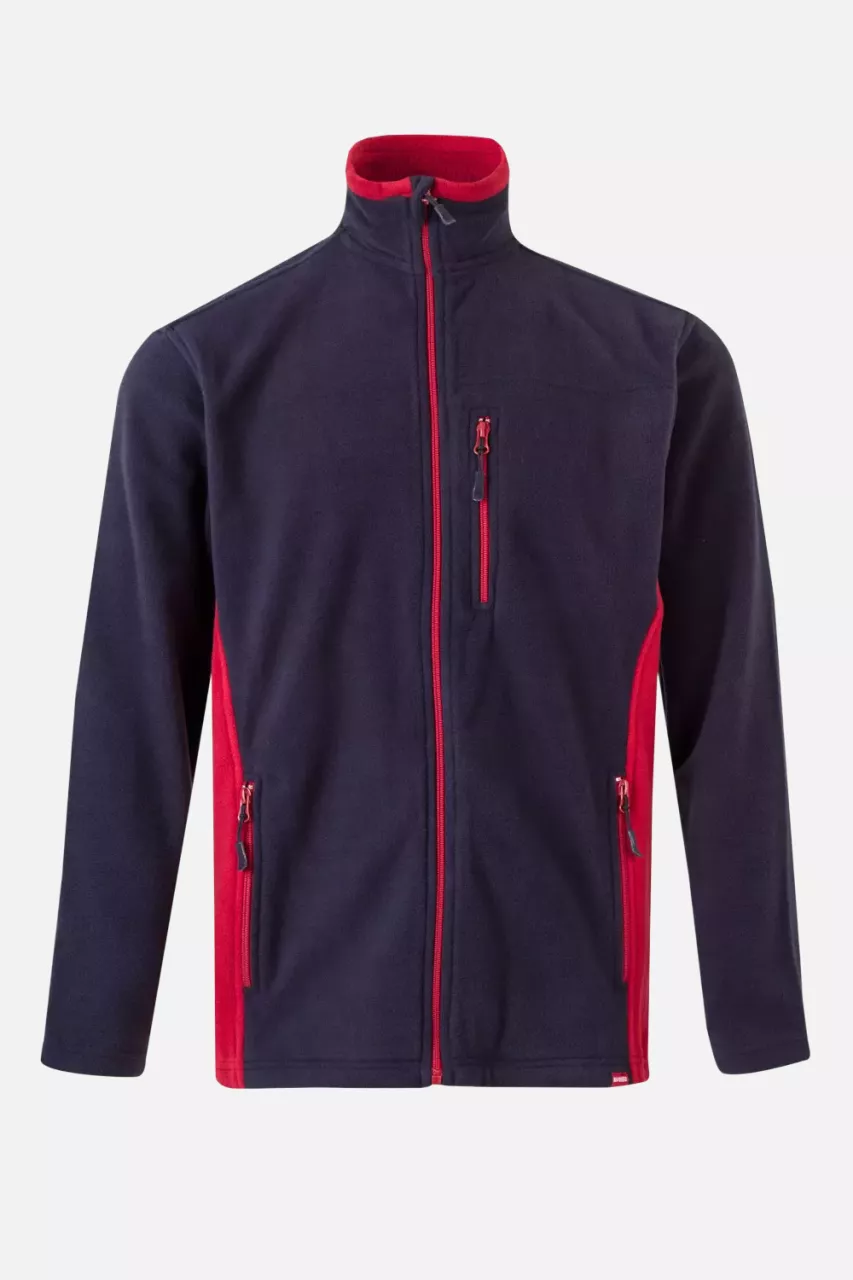 Velilla 201504-61-12, Fleecejacke, Marineblau/Rot, image 1, gallery thumbnail