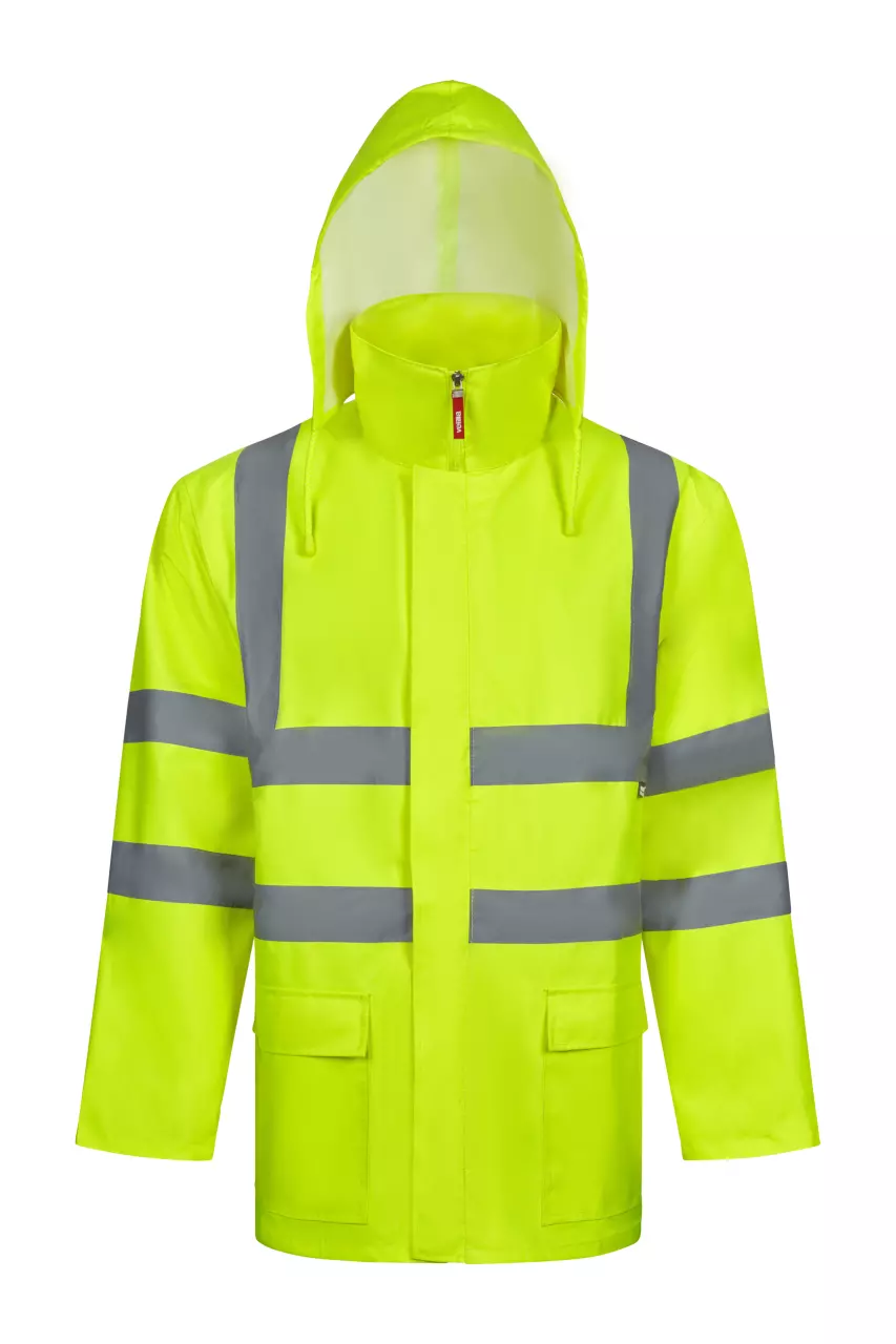 Velilla 306007-20-1, High-Vis Jacket, Hi-Vis Yellow, image 4, gallery thumbnail