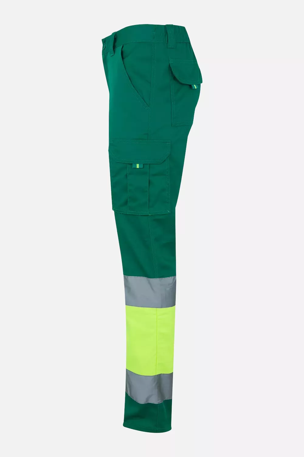 Velilla 303002S-02-20-2, High-Vis Work Trousers, Size 4XL/5XL, Green/Hi-Vis Yellow, image 5