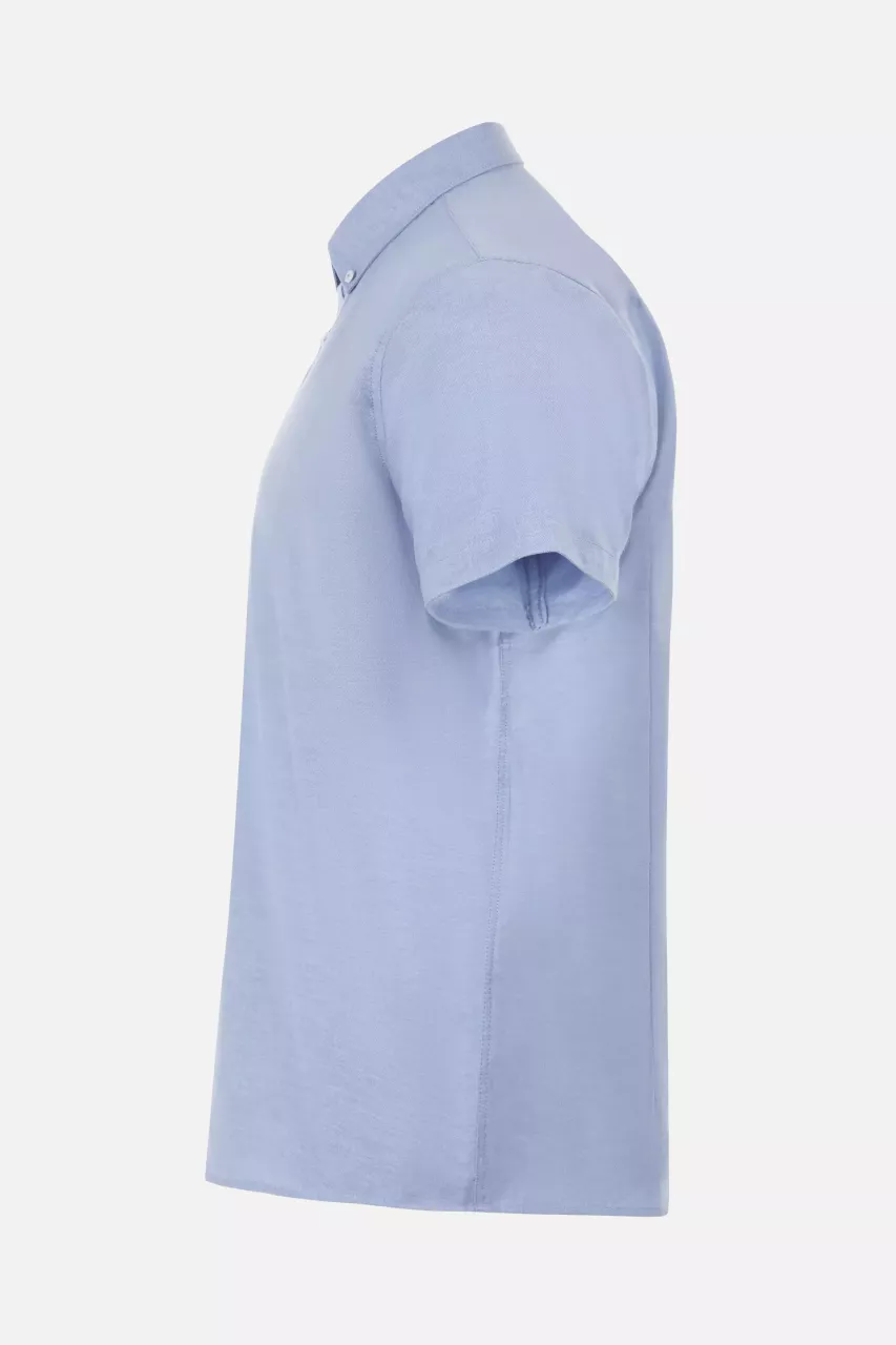 Velilla 405024S-05, Short-Sleeved Work Shirt, Sky Blue, image 2, gallery thumbnail