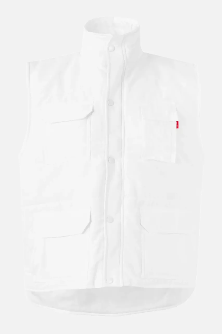 Velilla 108-07, Work Vest, White, image 1, gallery thumbnail