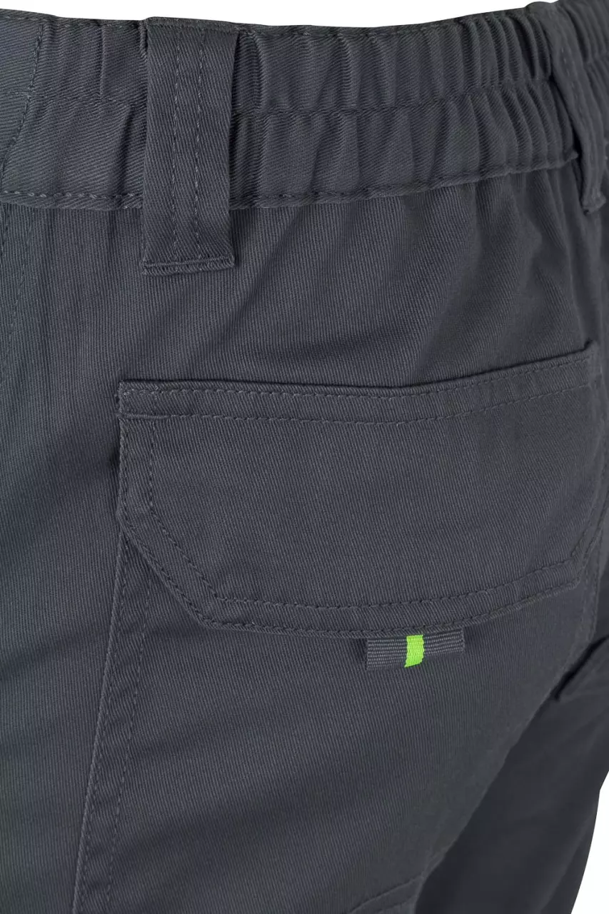 Velilla 303002S-08-20, High-Vis Work Trousers, Grey/Hi-Vis Yellow, image 7, gallery thumbnail