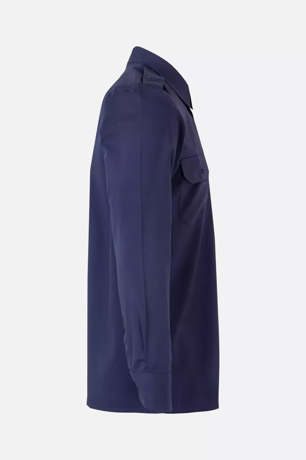 Velilla 530-01, Long Sleeved Work Shirt, Marine Blue, image 4