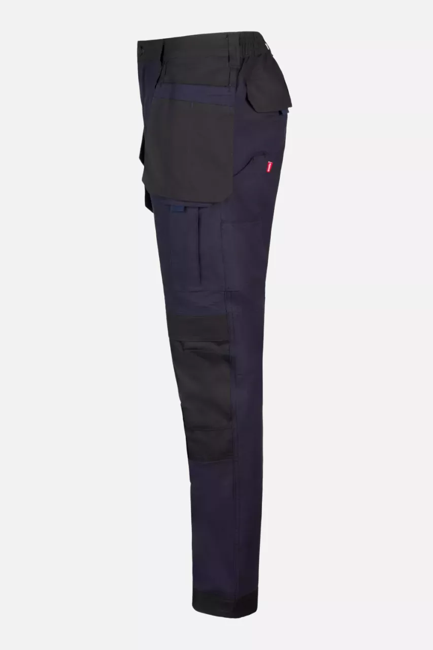 Velilla 103019S-61-00, Work Trousers, Navy Blue/Black, image 4, gallery thumbnail