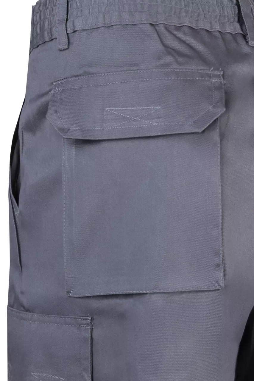 Velilla 344-08, Work Shorts, Grey, image 5, gallery thumbnail